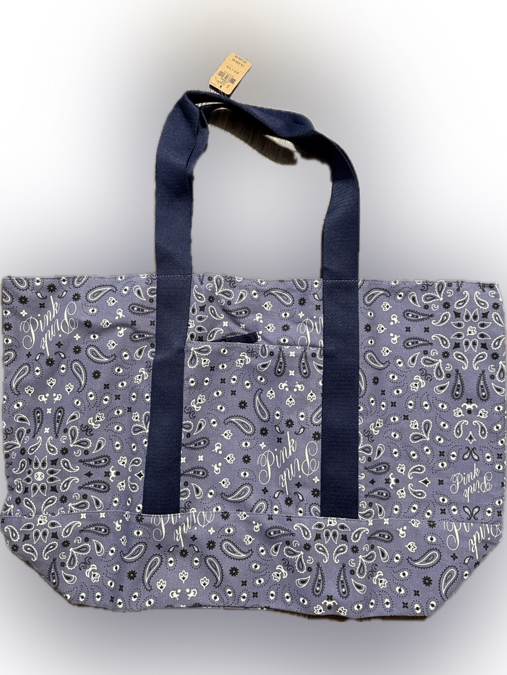 NWT Pink Paisley Tote Bag in Blue
